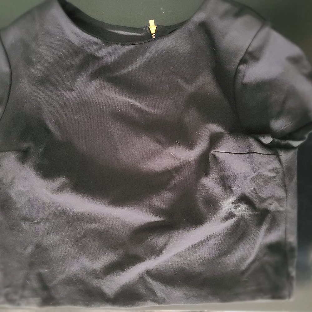 Express Black Crop Top